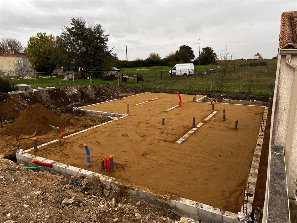 Travaux de terrassement à Arvert