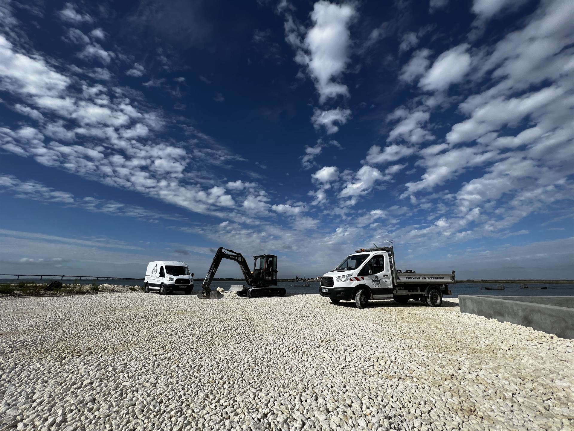 Création d'un parking à Arvert